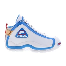 Fila Grant Hill 2 Mens Basketball Shoes White Light Blue ALL SIZES - 1BM01753-14