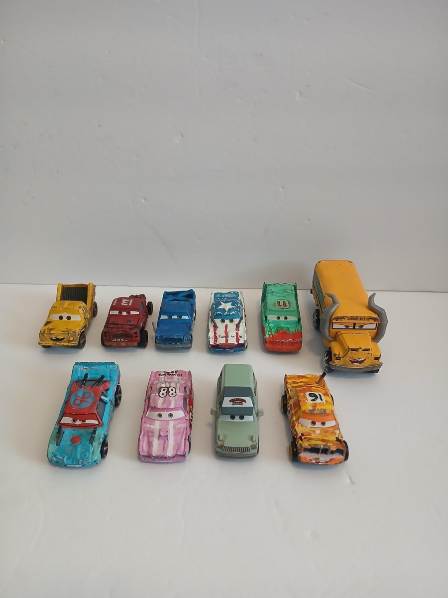 Disney Pixar Cars 3 Diecast Thunder Hollow Demolition Derby Lot Of