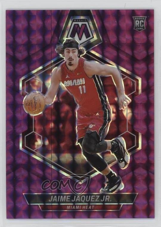 2023 Panini Mosaic Rookies Purple Prizm 68/99 Jaime Jaquez Jr #246 Rookie RC 4f5