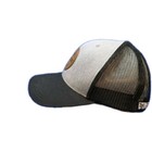 Hooey Doc 5-Panel snapback trucker hat in grey and black with a geometric... — photo 3