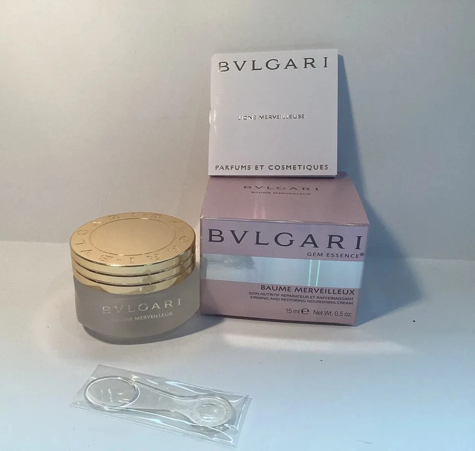 BULGARI GEMA ESENCIA CREMA NUTRITIVA REAFIRMANTE Y RESTAURADORA.5 OZ NUEVO EN CAJA Foto 3 de 4