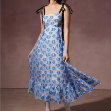 Sister Jane Floral Fit Flare Sleeveless Dress Size L