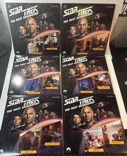 6-Star Trek Next Generation Laserdiscs  The Goodbye/ Code Of Honor/ Haven 