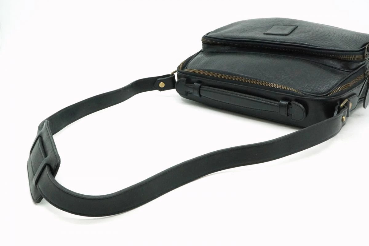 Burberry Vintage s 2Way Mini Briefcase Shoulder Handbag Leather Black *Yhz8966 thumbnail 6