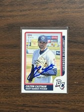 2019 Lakewood BlueClaws Colton Eastman RC Rookie IP Signed Autographed 