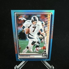 Panini Optic Donruss John Elway #171 BLUE AQUA REFRACTOR /349 Broncos