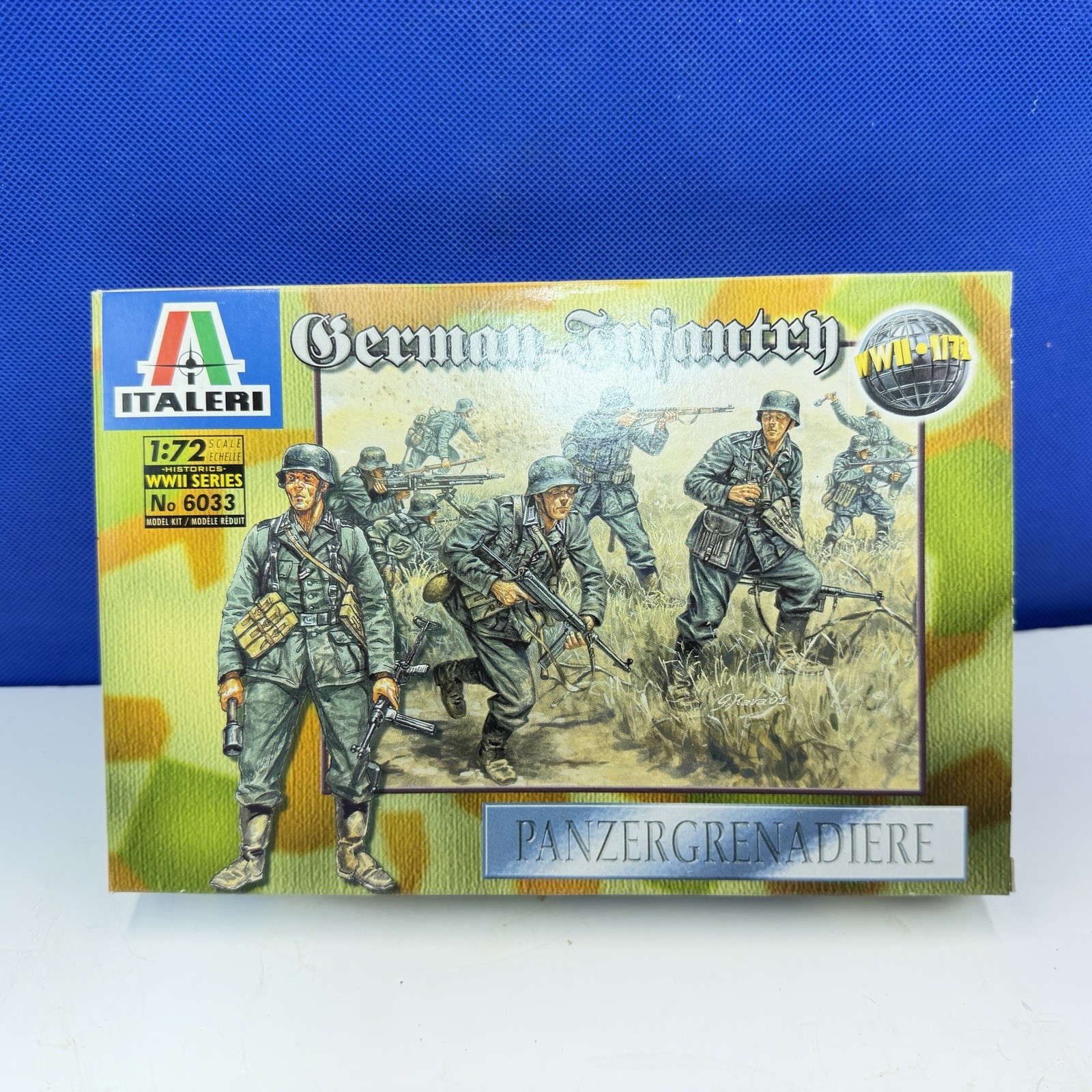 ITALERI FIGURES 1:72 GERMAN INFANTRY PANZERGRENADIERE 6033 COMPLETE