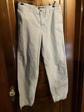 Polo Ralph Lauren Boys Size 20 Grey Chino Pants 29  Inseam 100 Cotton