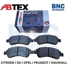 Abtex Front Brake Pads fits PEUGEOT 208 2012-2022 