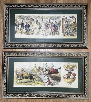 Reproduktion Loch Taschenbuch 1864 Eine ziemlich schnelle steile Verfolgungsjagd Penny Farthing