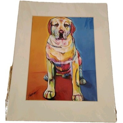 Ron Burns Sirius Hund 11. September Druck signiert von Ron vom 9/11 Memorial & Museum