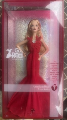 2007 Go Red for Women American Heart Association Barbie Doll K7957 NRFB