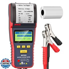 ANCEL BST500 Car Battery Tester with Printer, 12v 24v Automotive Battery Load