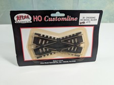 Atlas 172 HO Scale 25 Degree Crossing Nickel Silver Code 100 READ