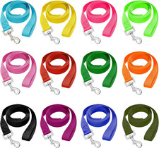 12 Pcs Dog Leashes for Small Medium Large Dogs, 6FT Lead Short Dog Leash with Sw