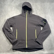 Eastern Mountain Sports Ascent Series Jacket Polartech Powershield MEDIUM Gray