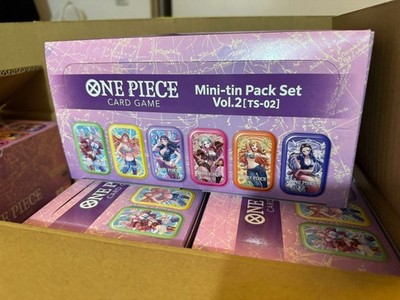1 Box of One Piece Card Game Mini-tin Pack Set Vol.2 Asian Limited
