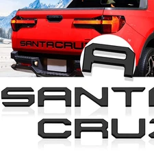 Tailgate Inserts Letters for 2022-2025 Santa Cruz - 3D Raised Decals