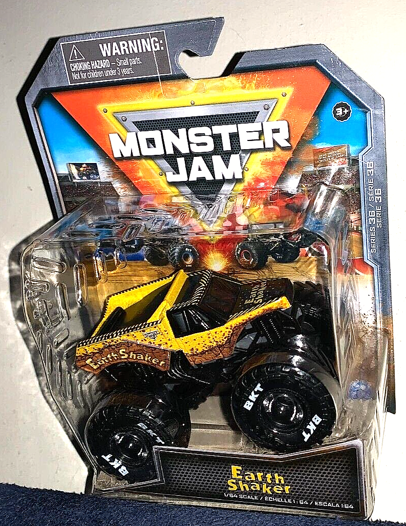 SPIN MASTER 2024 MONSTER JAM 1/64 EARTH SHAKER LEGACY TRUCKS