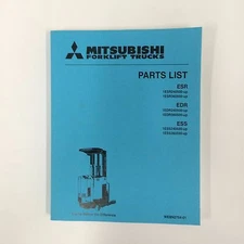 Mitsubshi Forklift Parts Manual  ERS, EDR & ESS  P/N: WEBN2754-01