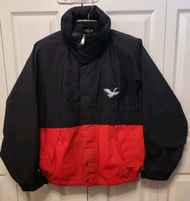 VTG Triple FAT Goose Jacket Mens Large L Multicolor Black Red