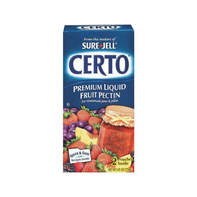 Sure Jell CERTO Premium Fruit Pectin LIQUID 6oz jam jelly Kraft (VEGAN
