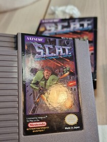 SCAT Special cybernetic Attack Nintendo NES CIB