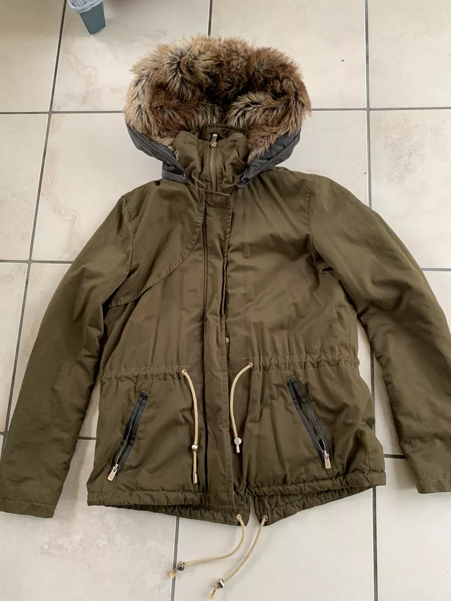 parka kaki homme zara