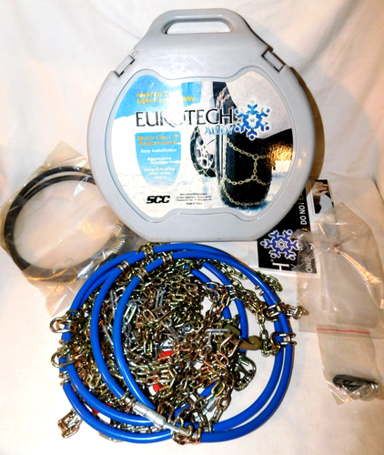 EA1612 Eurotech Alloy Tire Chains, 1 Pair, Costco Item #358206, Never Used - Picture 1 of 7