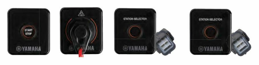 Single Engine Second Station Switch Kit Yamaha 6X6-W0035-70