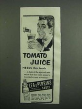 1954 Lea Perrins Worcestershire Sauce Ad