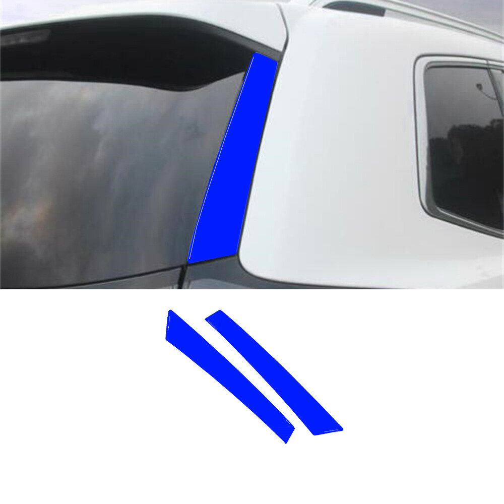 Car Rear Wing Side Spoiler Strip Trim2* For Ford Edge 2015-18-2022 Bright Blue