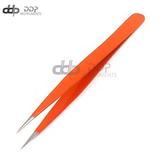 Hair Sharp Tweezers For Splinters Ingrown, Facial Hair Removal Pointy Orange