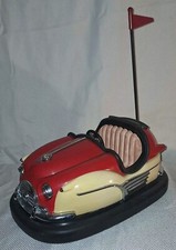 Vintage Replica County Fair ride Bumper Car Lights Radio 14x9.5