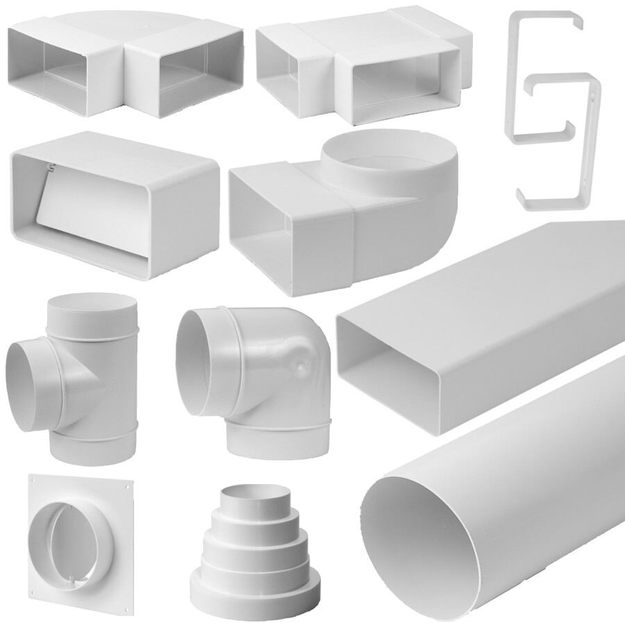 Lüftungskanal Flachkanal Rohrkanal Rundkanal Lüftungssystem Bogen T-Stück