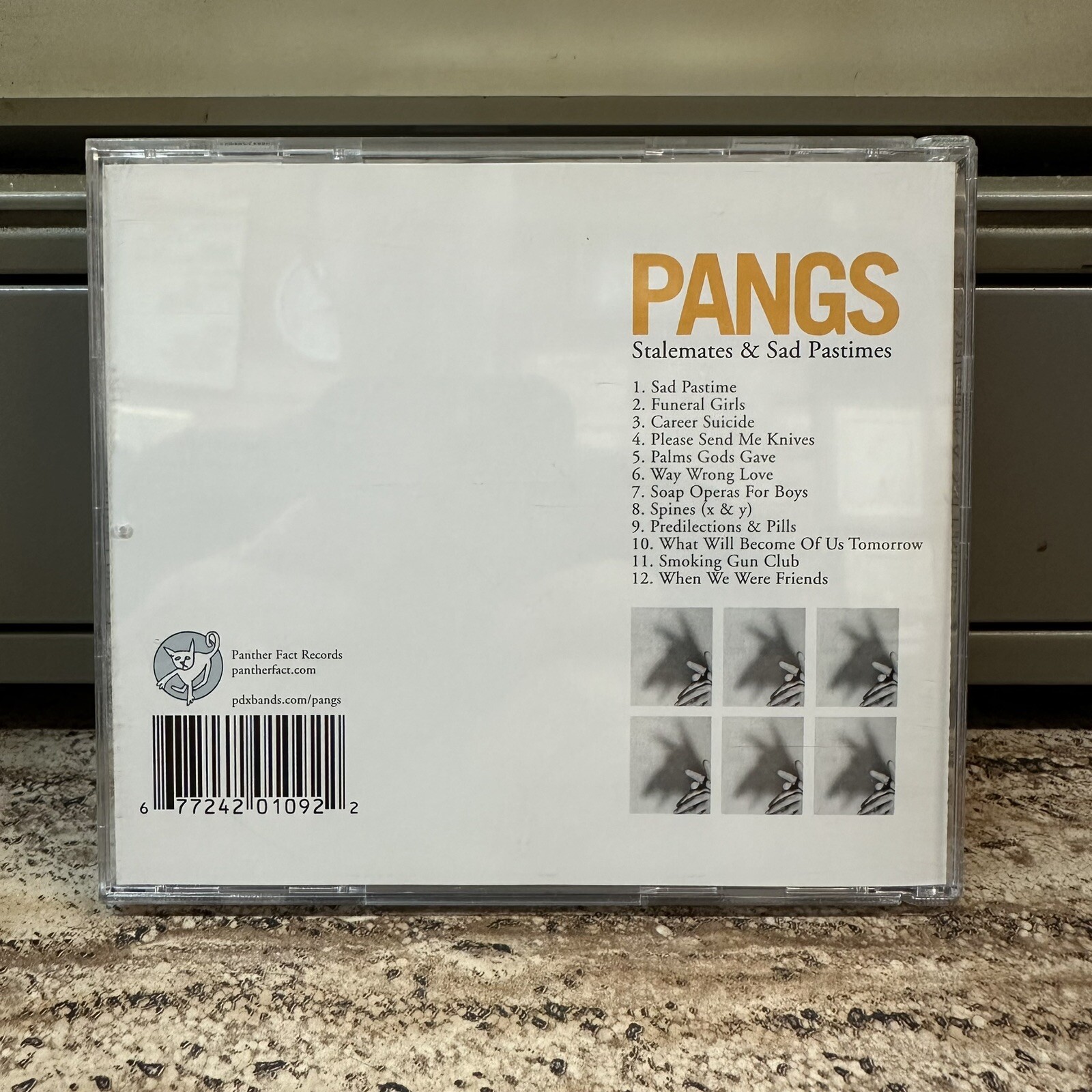 Pangs Stalemates & Sad Pastimes Cd Panther Fact Records thumbnail 4