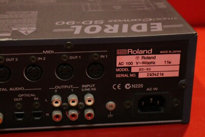 USED Roland Edirol SD-90 Studio Canvas MIDI Sound Module Interface