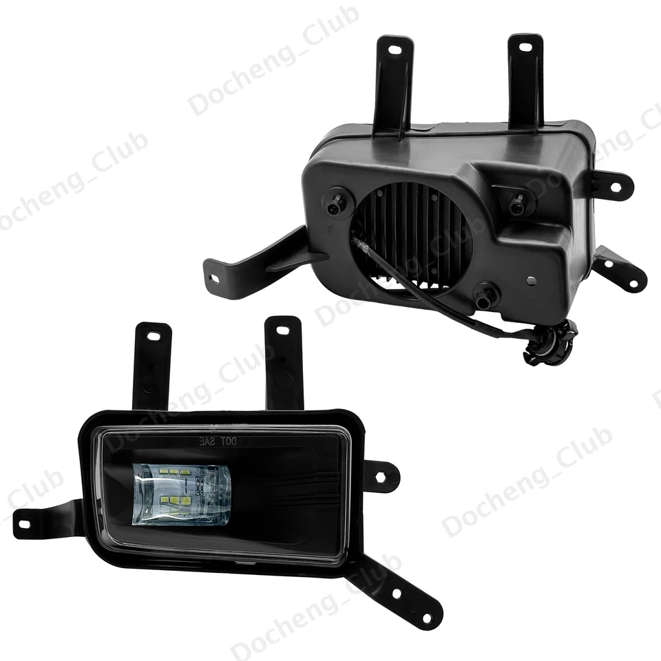 Luces antiniebla LED + cableado para Chevy Tahoe Suburban GMC Yukon XL 2015-2020 Foto 3 de 4