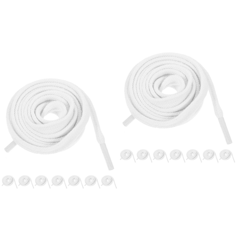 APL 2 Pezzi Lacci Piatti Legatura Scarpe Casual per Scarpe in Tela