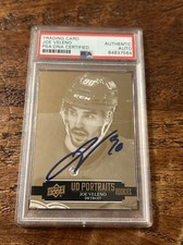 Joe Veleno IP Signed UD Portraits Card Psa Dna Coa Slab Red Wings Autographed