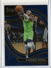 DANGELO RUSSELL Wolves 2021 NBA SELECT RETAIL BLUE COURTSIDE #253