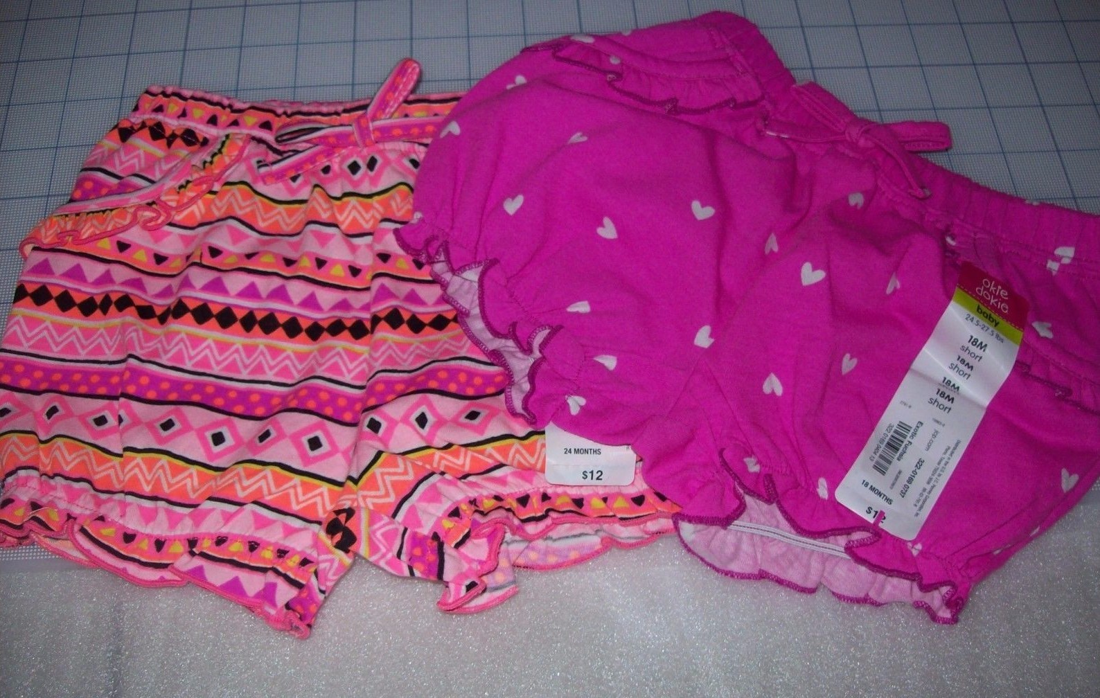 GIRLS OKIE DOKIE BUBBLE SHORTS MULTIPLE COLORS ANS SIZES NEW WITH TAG