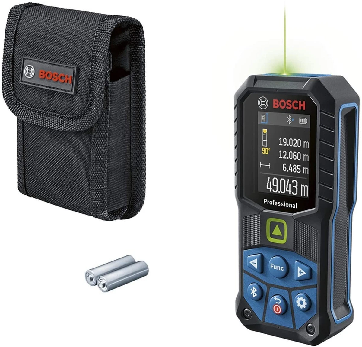 Medidor láser alcance 50m con bluetooth bosch glm 50 c