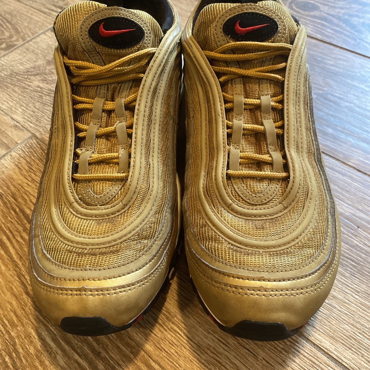 Nike Air Max 97 OG QS metallic gold 884421-700 men\'s sz 9 nike air max 97 OG QS “metallic gold” 8 (41) | Mercari main image 3