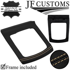 SAHNE NAHT LEDER SCHALTSACK UMGEBEN DECKEL+RAHMEN F?R FORD FOCUS MK2 05-11