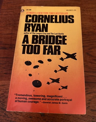 A Bridge Too Far  Cornelius Ryan Paperback Edition 1974 Vintage