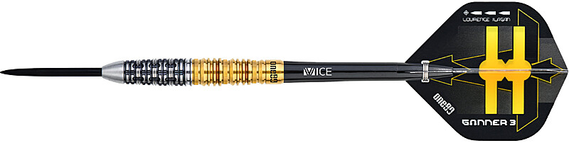 ONE80 Steeldarts Gunner III Ilagan Черныезолотые 90 вольфрамовые дротики - Набор для дротиков 20790₽