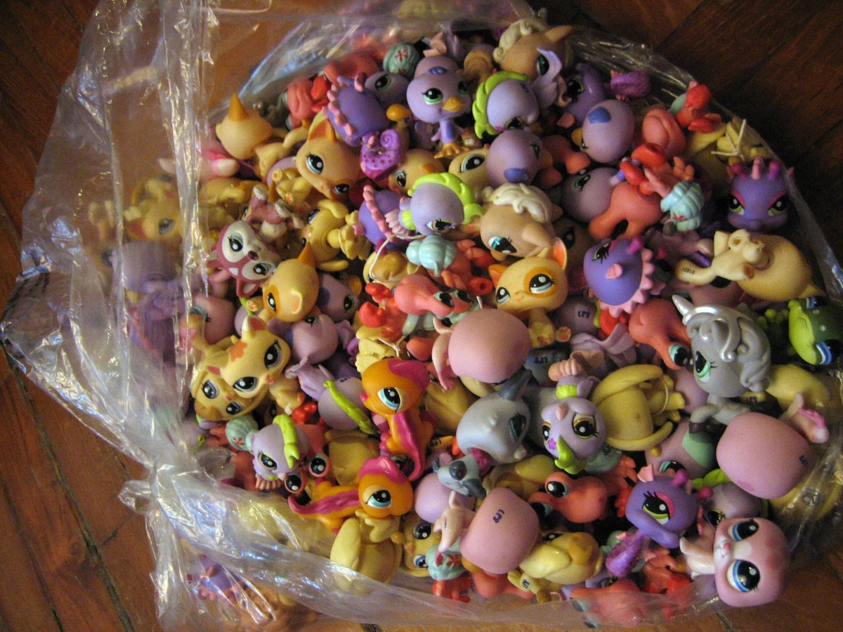 LITTLEST PET SHOP LOT OF 10 pcs RANDOM PICK LPS ANIMALS LOOSE USED