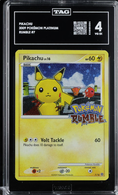 Pokemon Platinum Pikachu Rumble 2009 #7 TAG 4