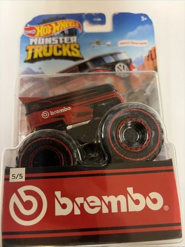 2022 Hot Wheels Monster Truck VW DRAG BUS BREMBO Redlines 5/5 O'Reilly Series 3